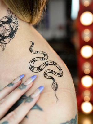 Snake Tattoo  fine line tattoo tattooart tattootiktok tattoowork    TikTok