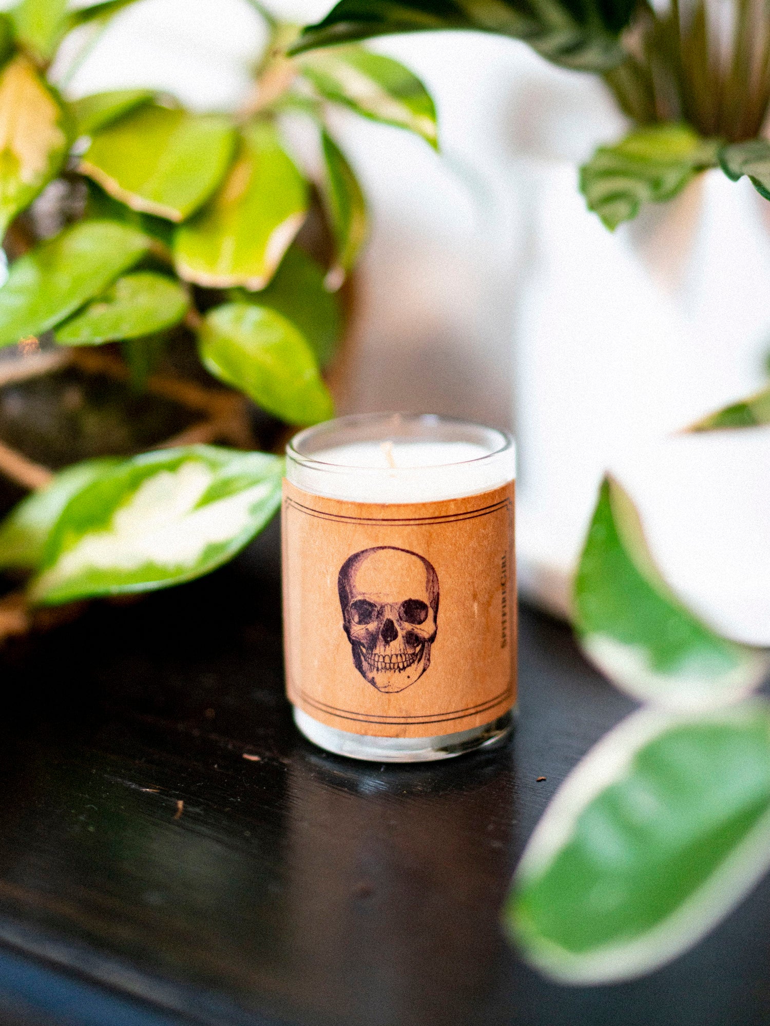 Bleeding Red Skull Candle - OlympiaCrafts