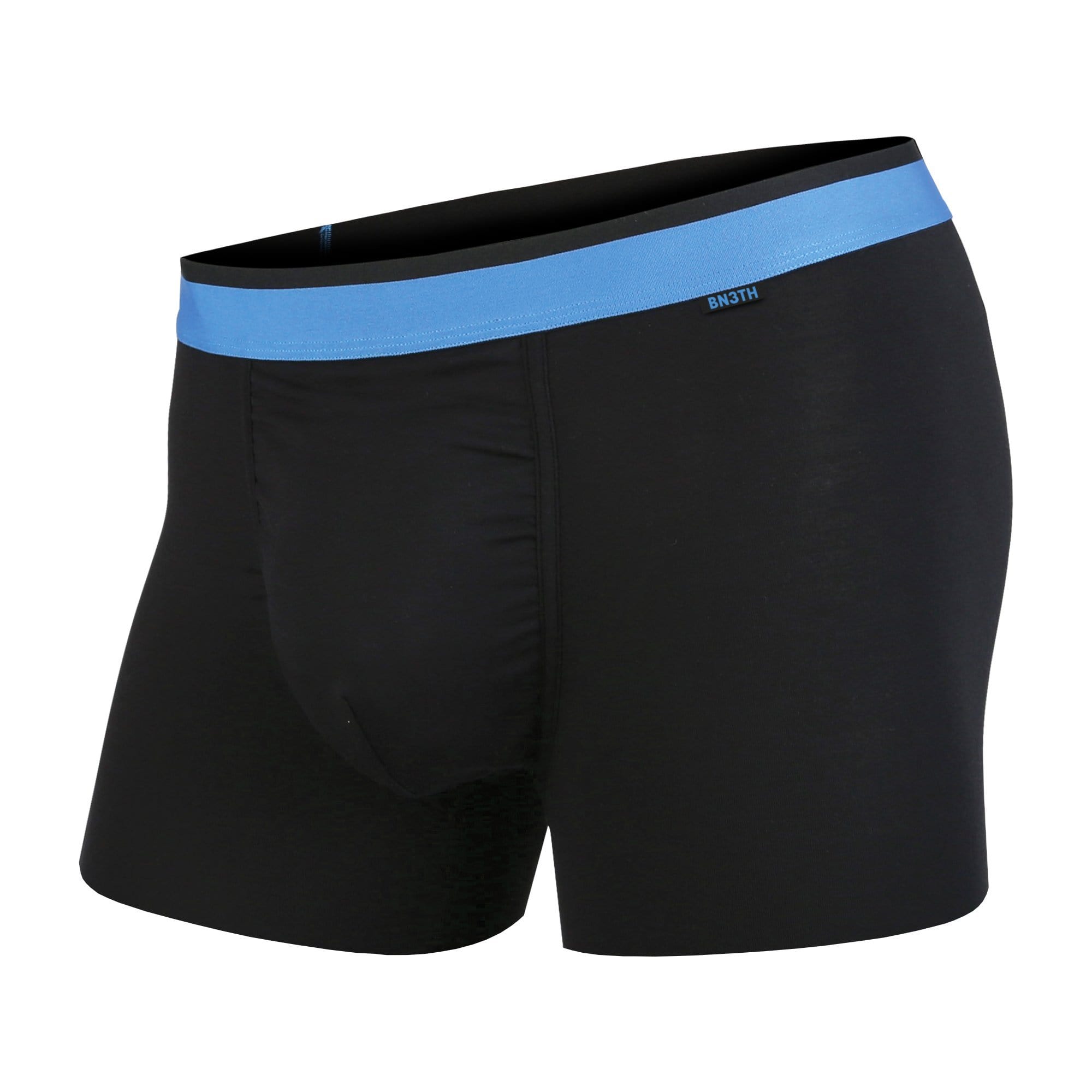 Men's Black/Blue Trunks / Hipsters | Ball Supporting | BN3TH – BN3TH.co.uk