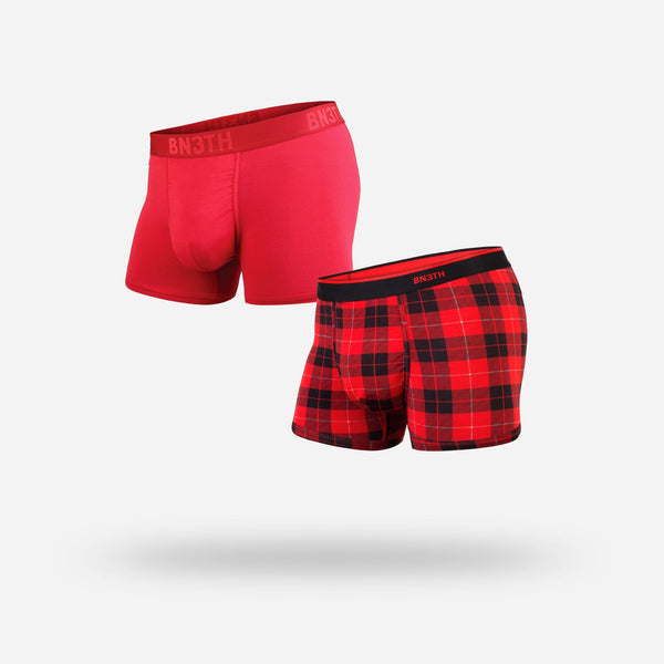 Men's Ball Supporting Trunks|2-Pack: Crimson/Fireside Red|BN3TH – BN3TH ...