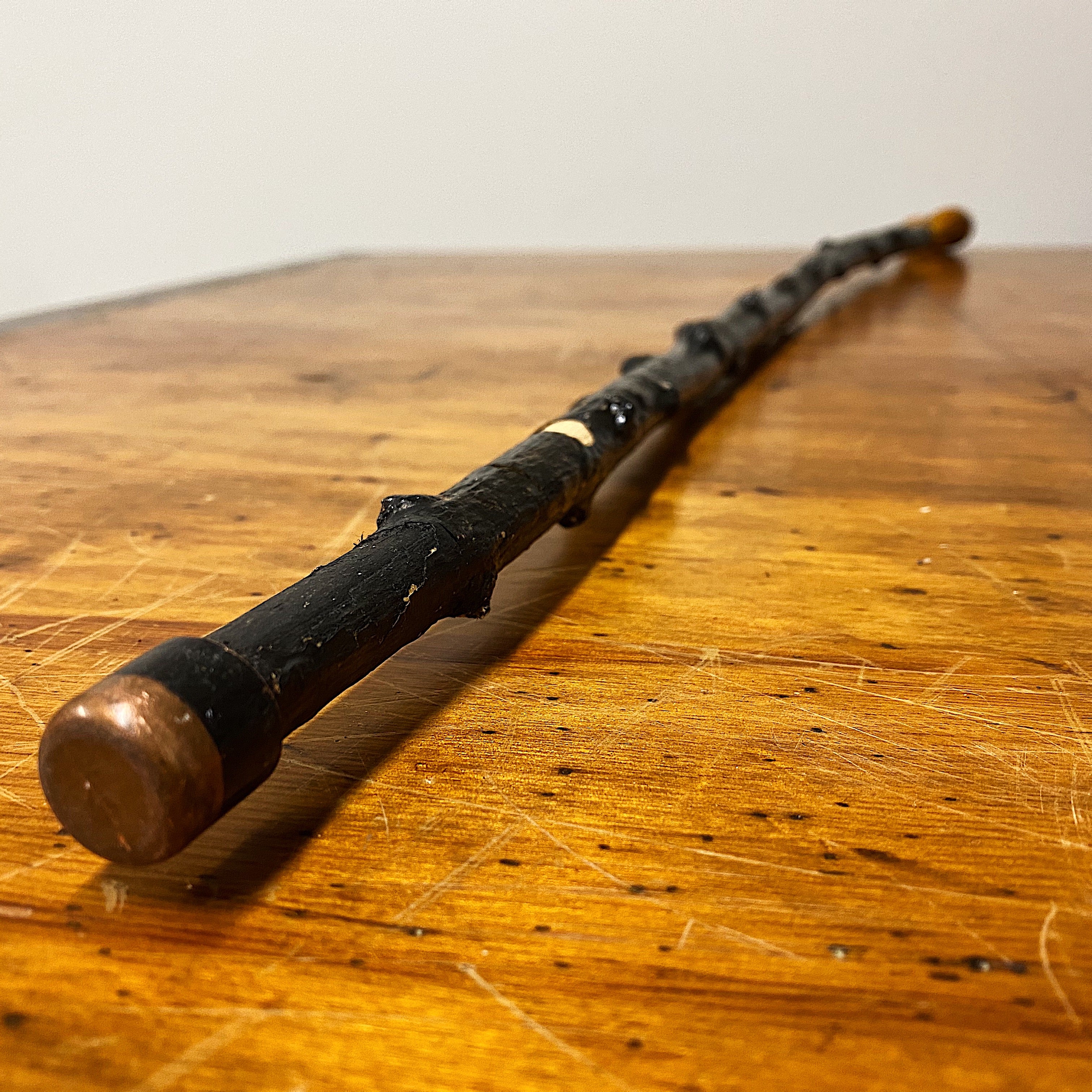Antique Irish Shillelagh Blackthorn Cane Early 1900s Mad Van Antiques 2039