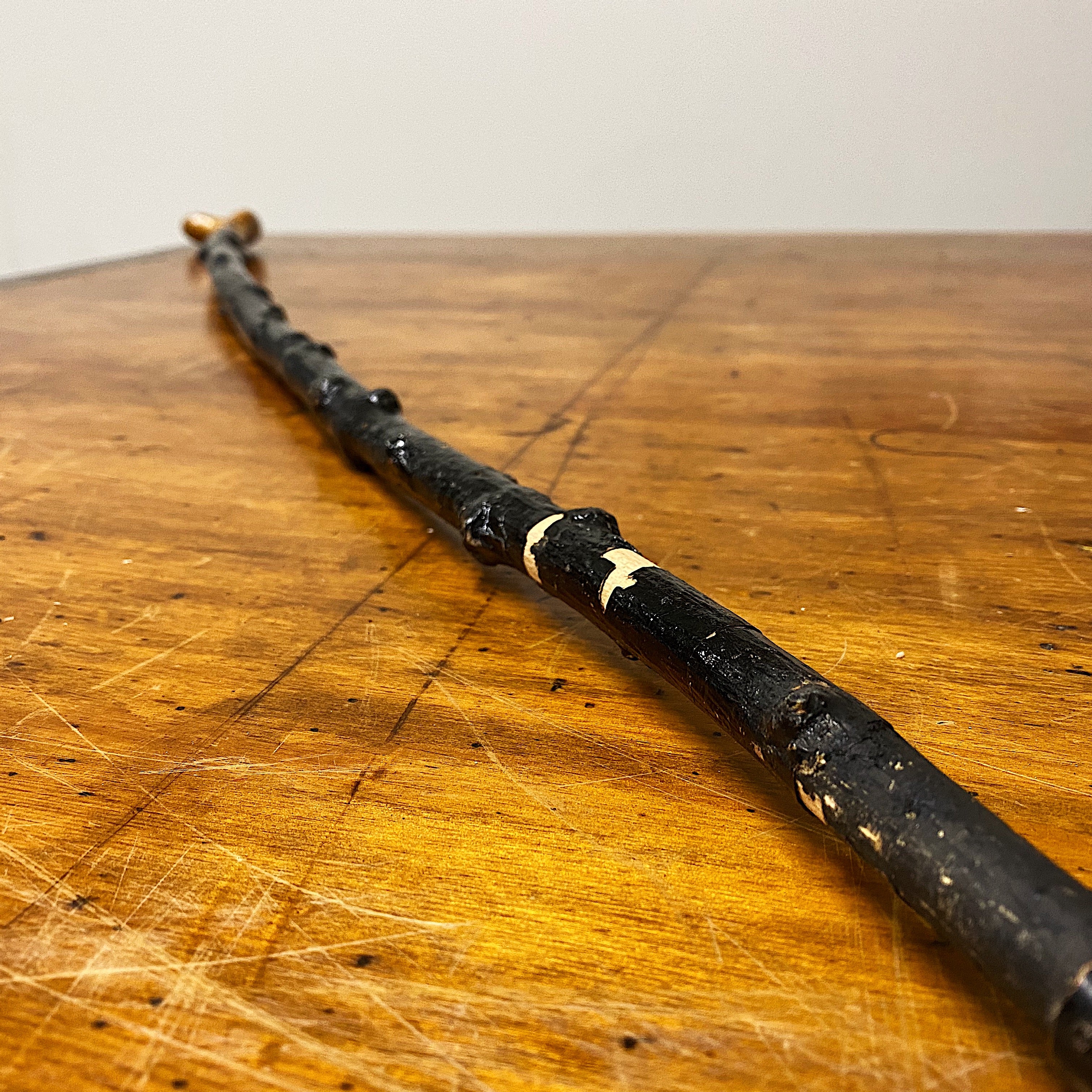Antique Irish Shillelagh Blackthorn Cane Early 1900s Mad Van Antiques 4630