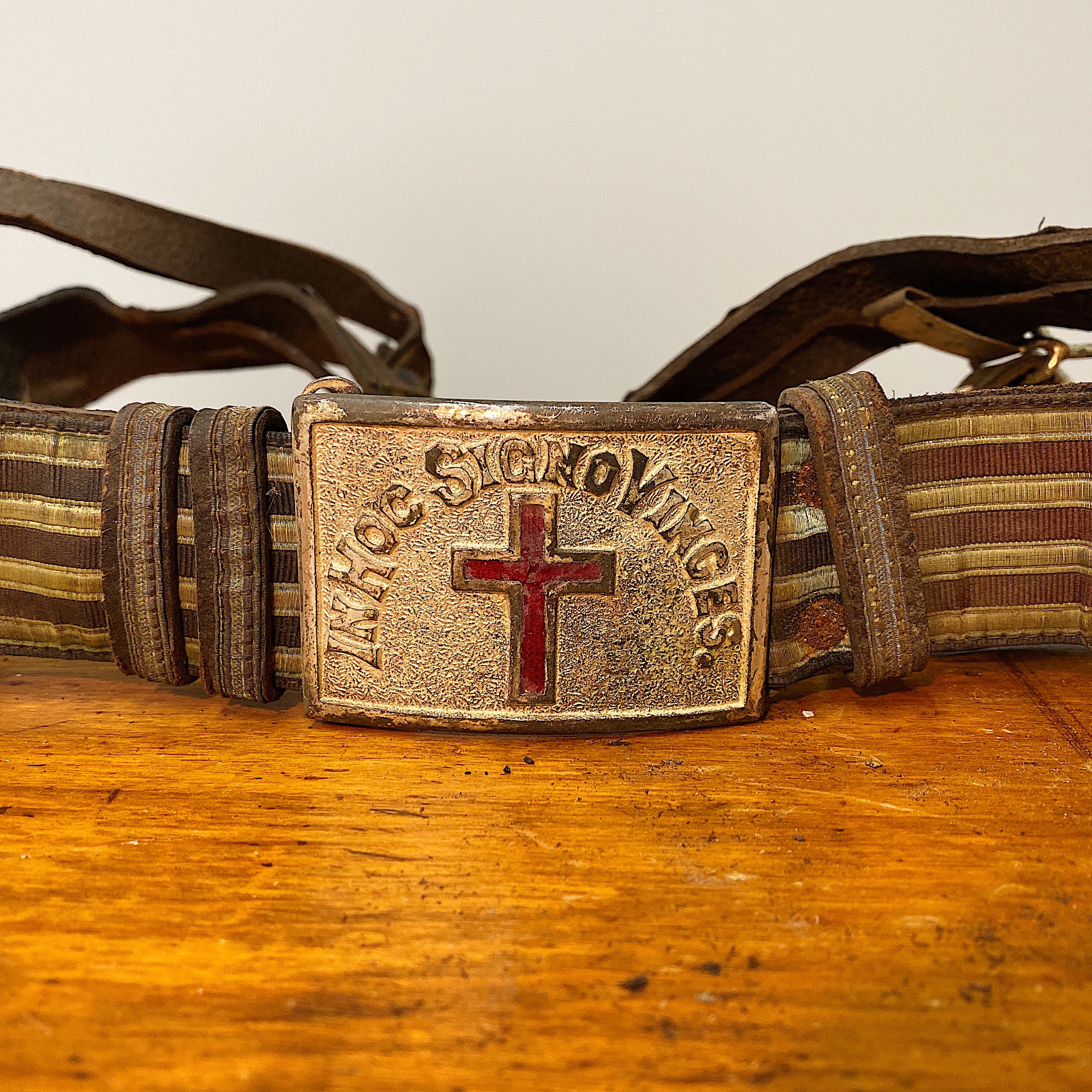 knights templar belt buckle