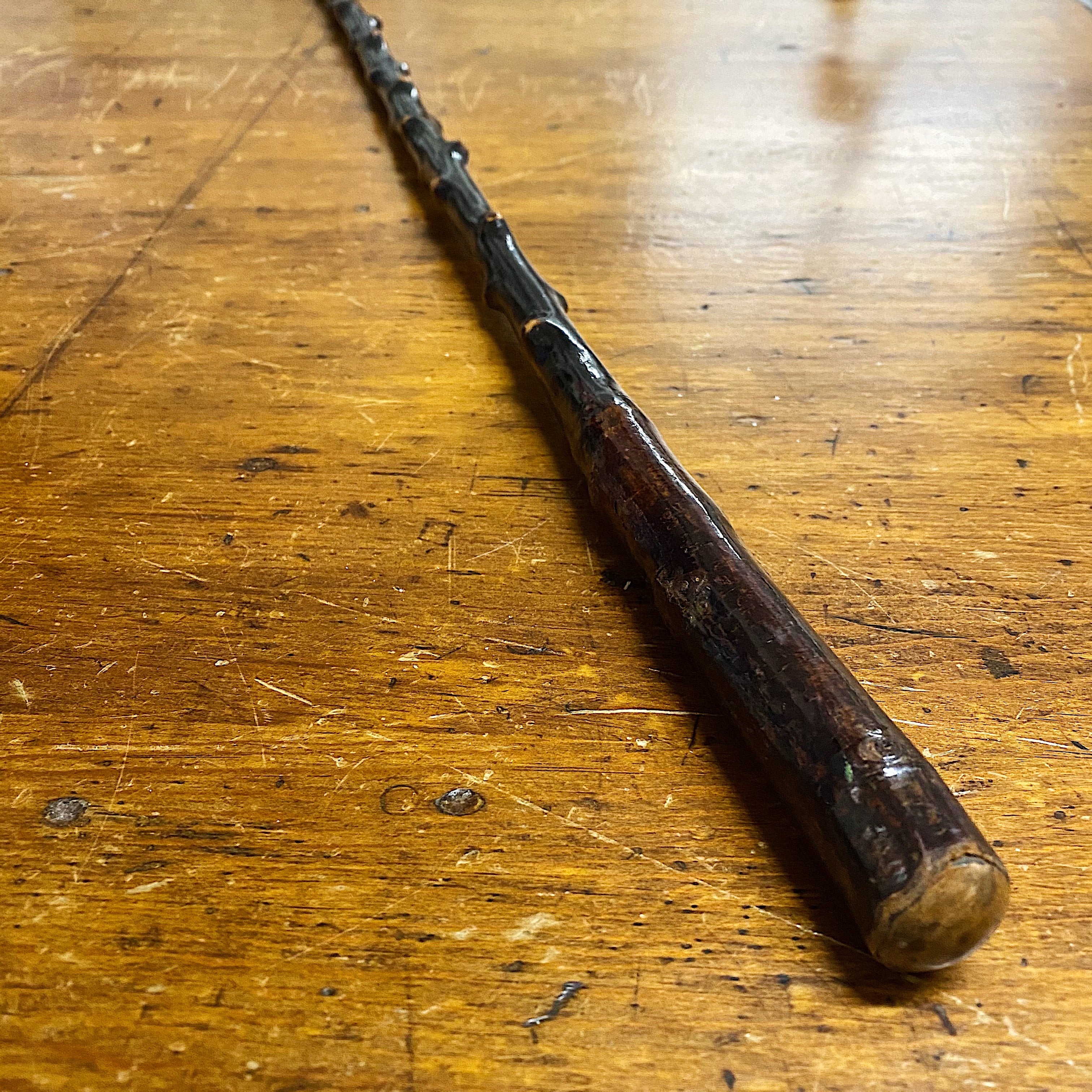 Antique Blackthorn Shillelagh Walking Stick Cane Early 1900s Mad Van Antiques 8991