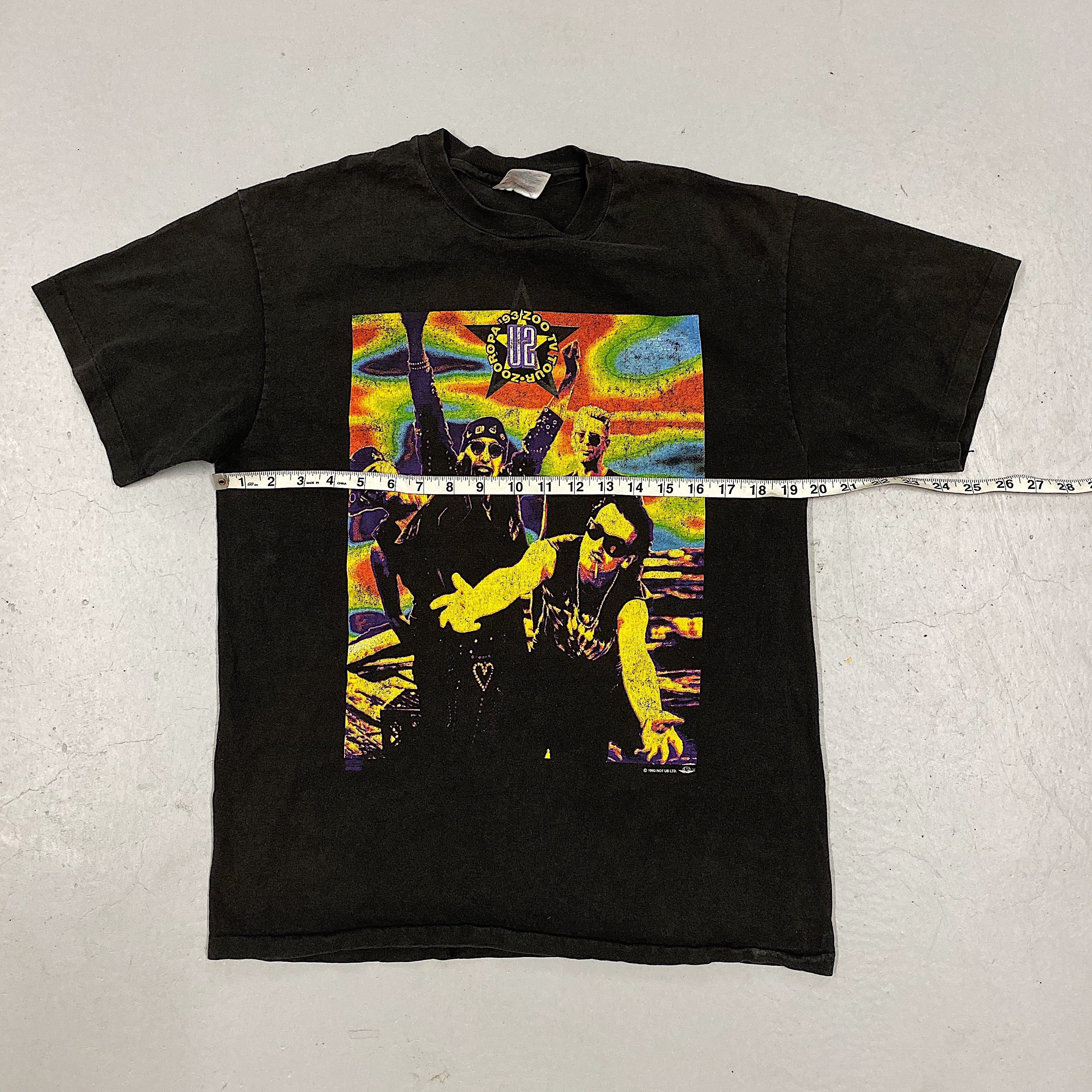 U2 Zooropa Concert T-Shirt from 1993 European Tour | Large Size – Mad ...