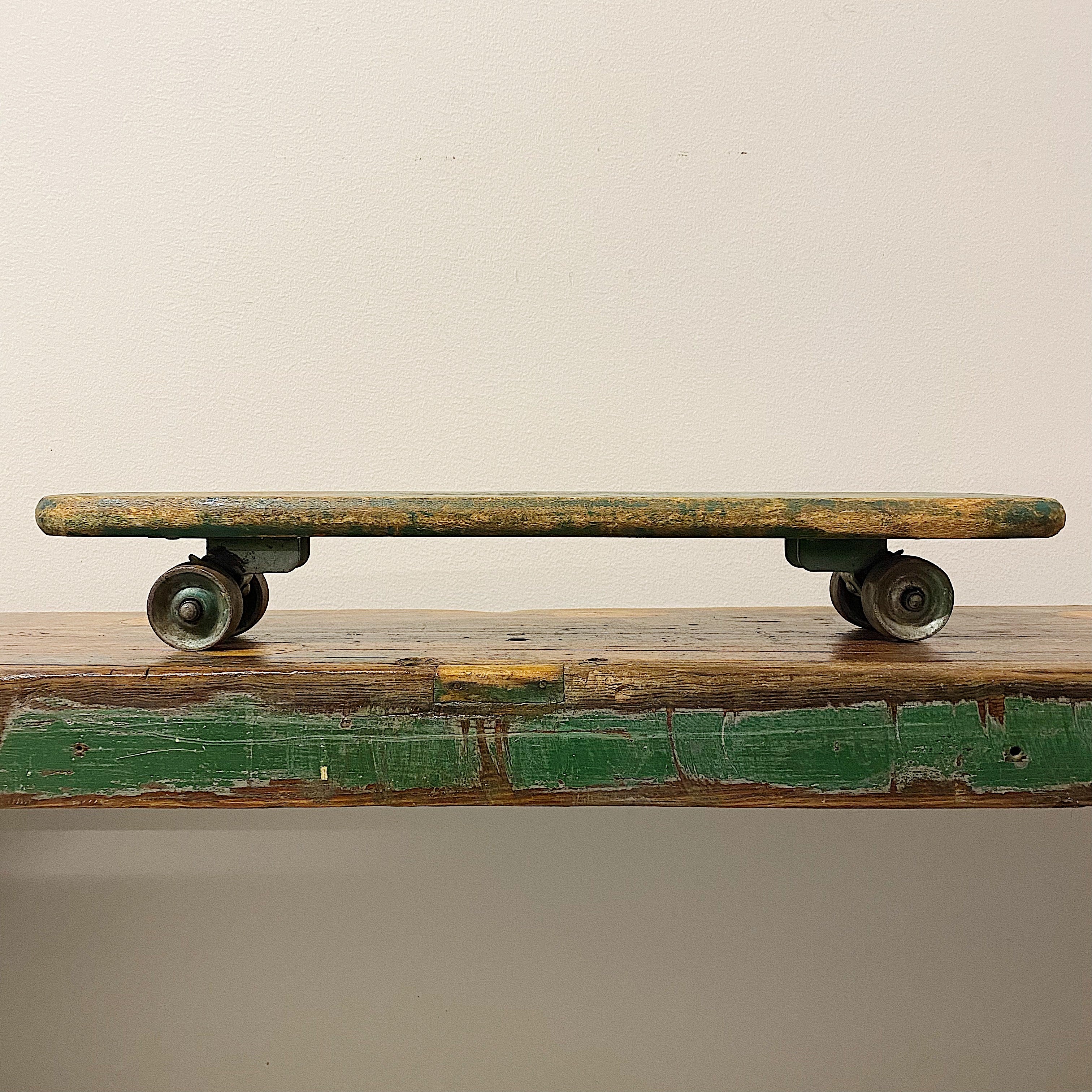 1950s Skateboard with Unusual Form – Mad Van Antiques