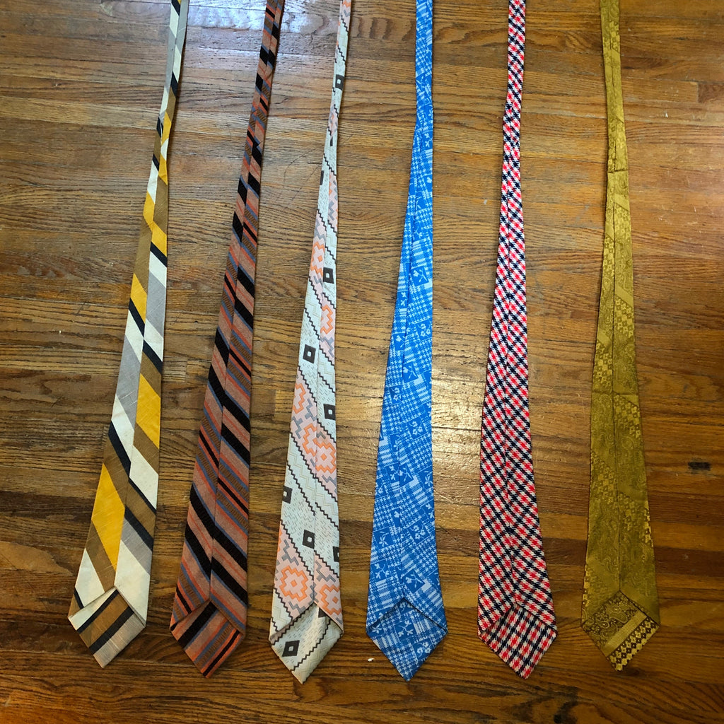 1920s Handmade Neckties | Set of 12 Crazy Ties – Mad Van Antiques