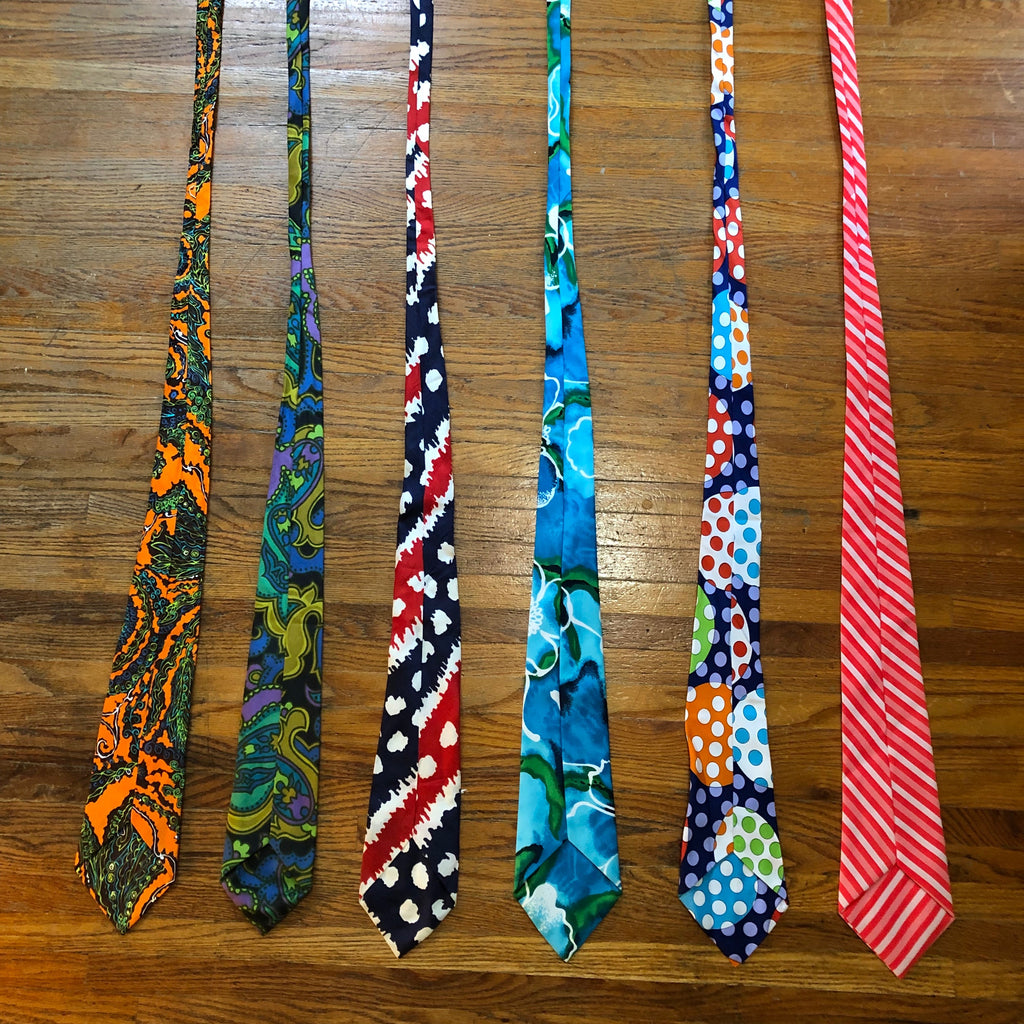 1920s Handmade Neckties | Set of 12 Crazy Ties – Mad Van Antiques