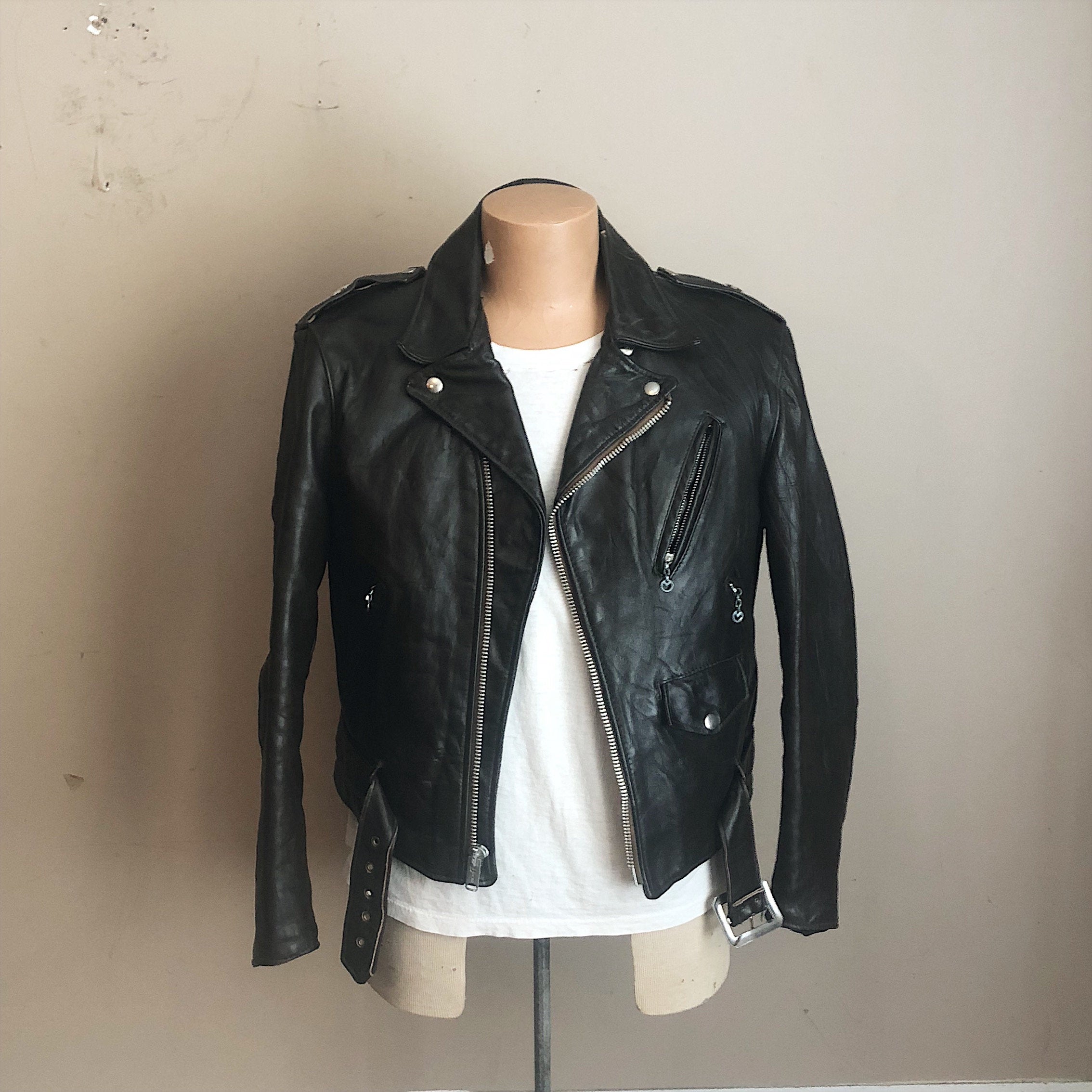 Vintage Schott Perfecto Motorcycle Jacket One Star 1970s - Size 44 ...