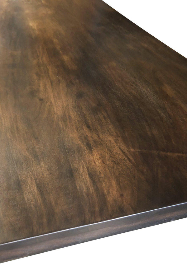 Walnut Live Edge Slab Dining Table Top - Black River Epoxy - 80 x 40 x 2 –  Knox Deco