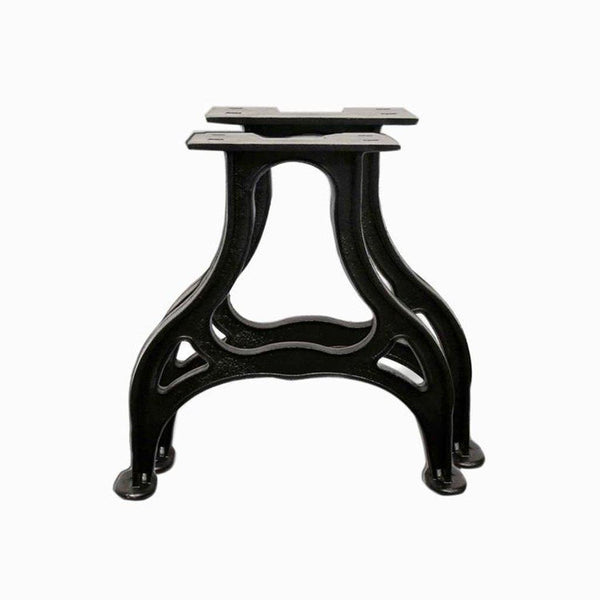 Longeron Industrial Adjustable Dining Table Base - Steel - Casters - DIY –  Knox Deco