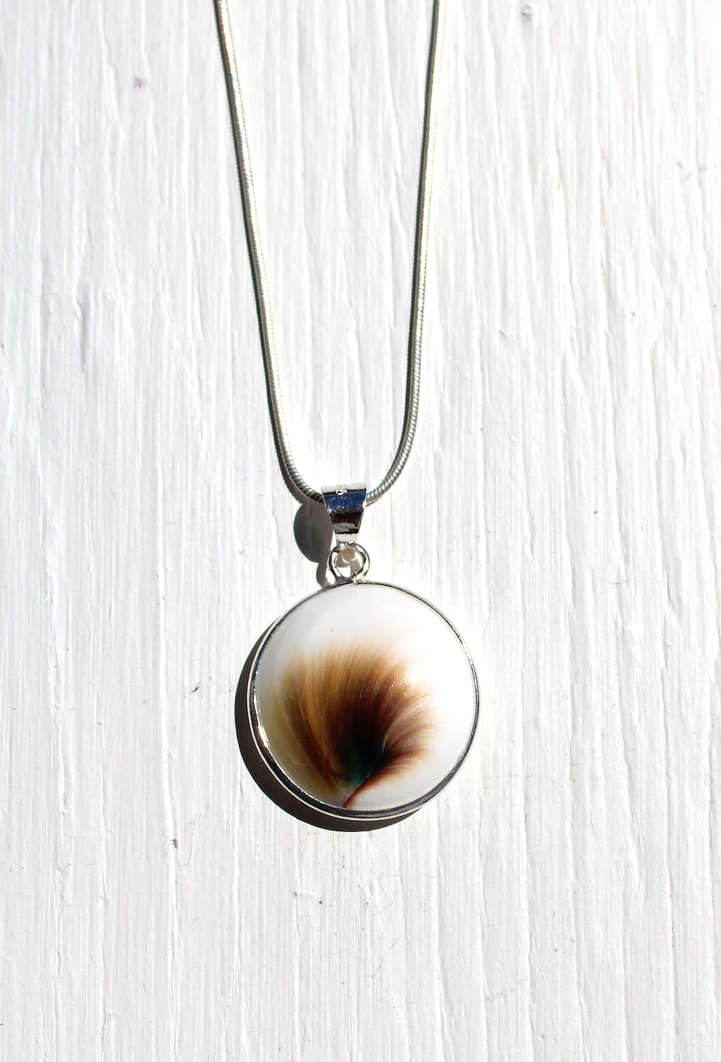 shiva eye shell necklace