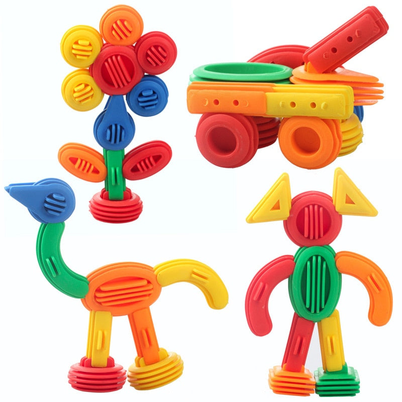 plastic building toys