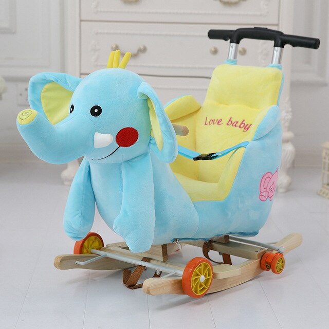 elephant baby rocking chair