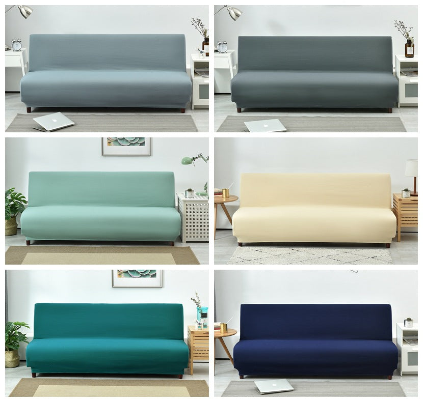 Universal Armless Sofa  Bed  Cover  Folding Modern seat 