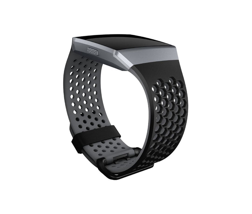 Fitbit - Ionic Sport Band Large - Black/Grey — LNT