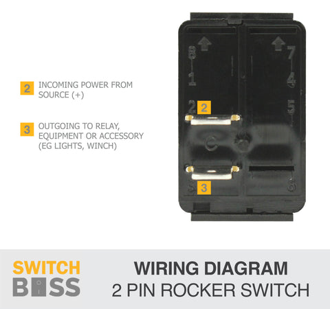 2 Pin Rocker Switch Wiring
