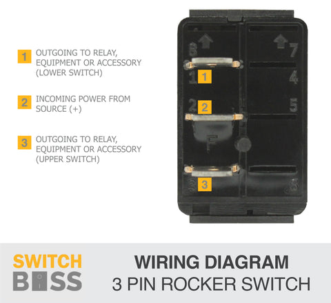 3 Pin Rocker Switch Wiring
