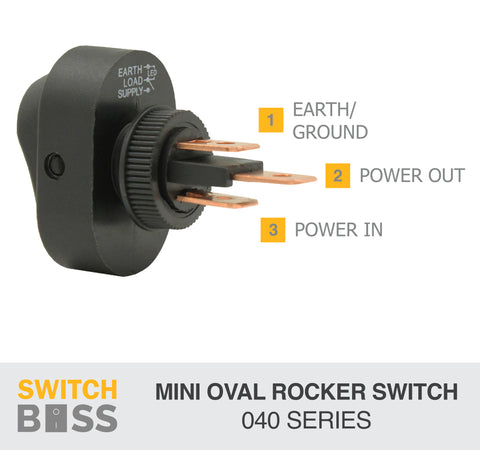 Mini Oval Rocker Switch Wiring