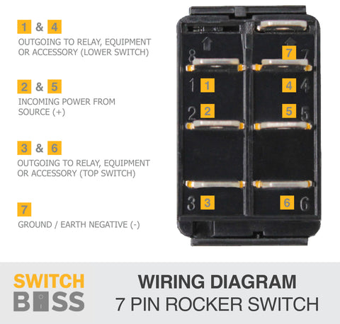 7 Pin Rocker Switch Wiring