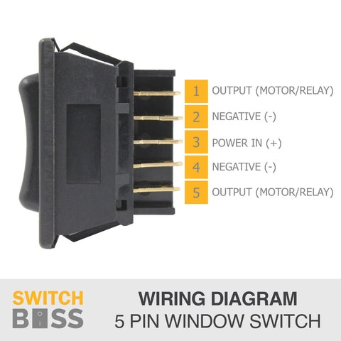 5 Pin Window Switch Wiring