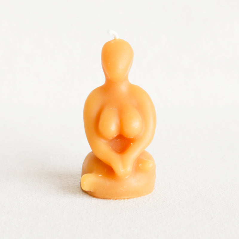 Woman Sitting Candle