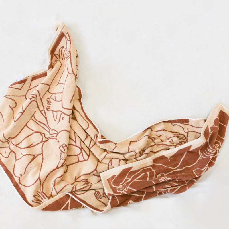 Copper Nude Beach Towel