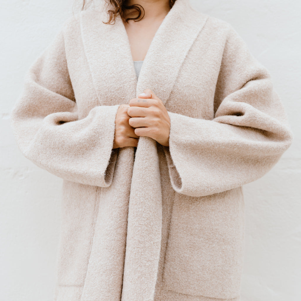 Lauren Manoogian Double Face Long Coat in Camel – General Store