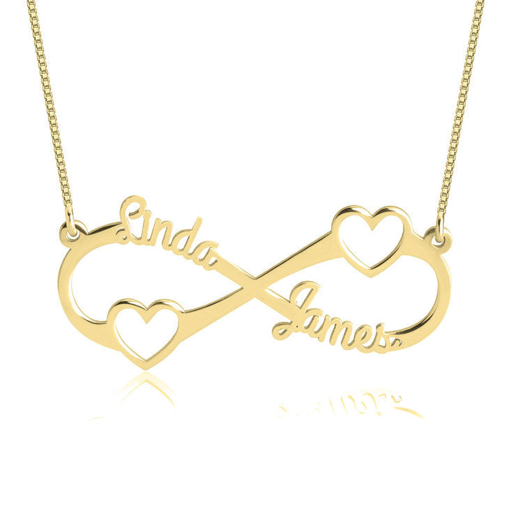 Personalized Infinity Love Necklace