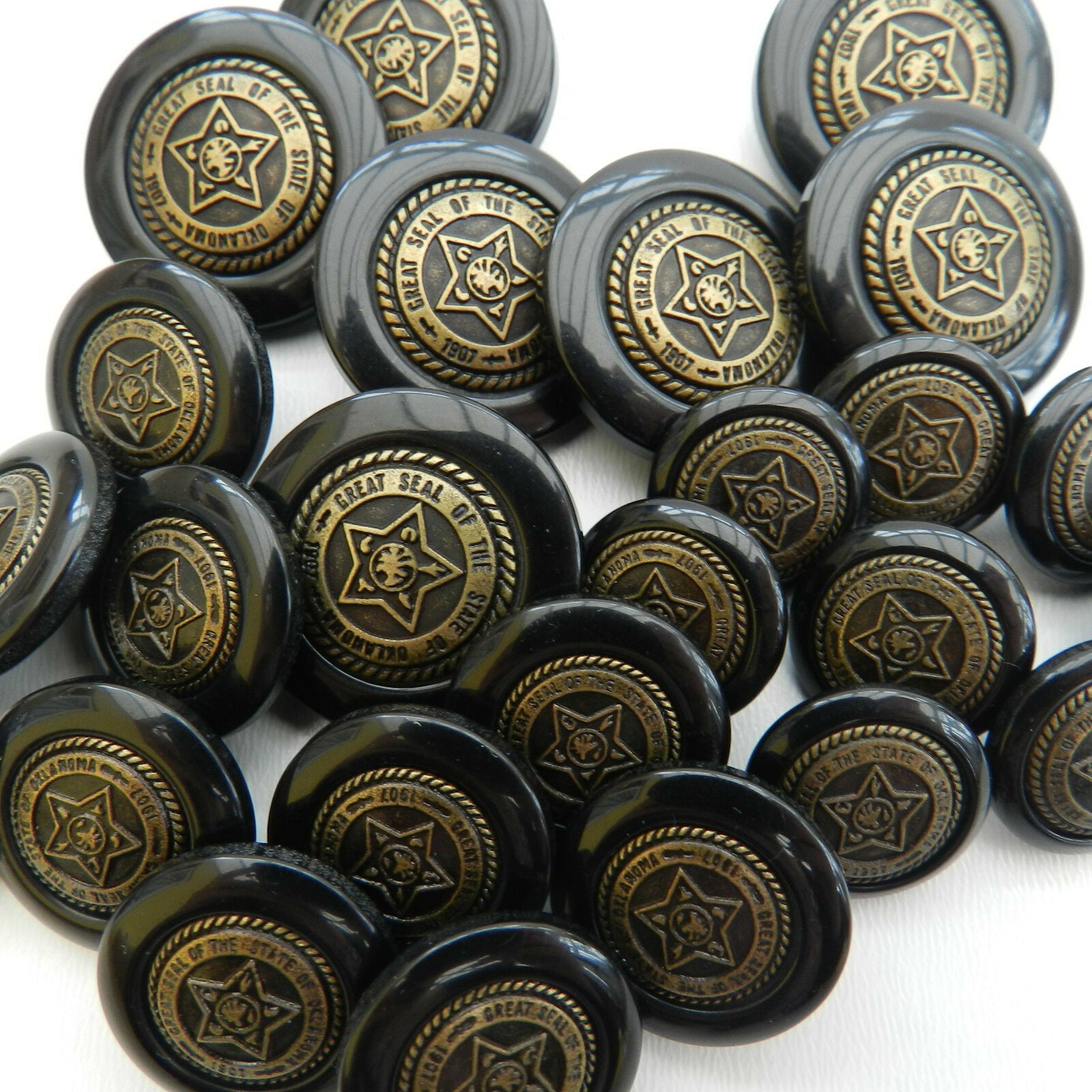 black jacket buttons