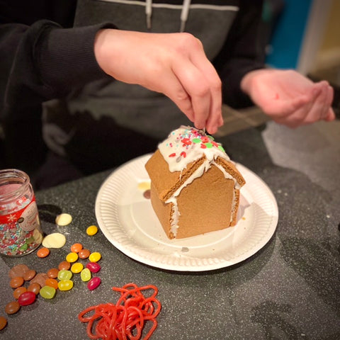 Making Gingerbread houses