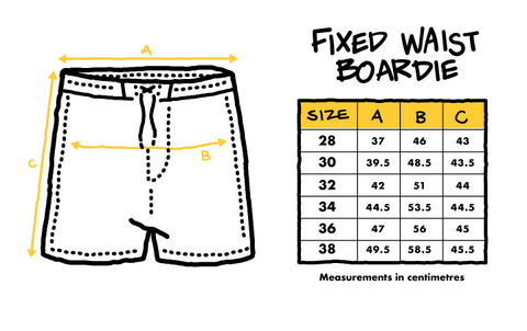 Fixed Waist Boardie