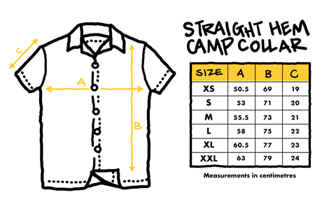 Straight Hem Camp Collar