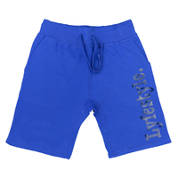 Blue Metallic Lyfestyle Shorts