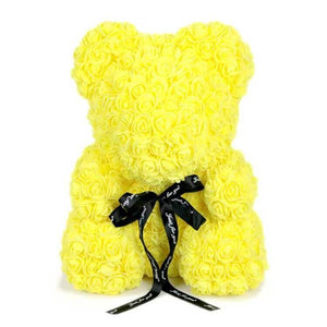 yellow rose bear