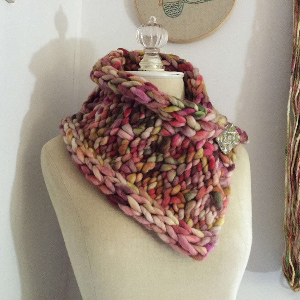 Rocheux Chunky Cowl Neckwarmer Knitting Pattern