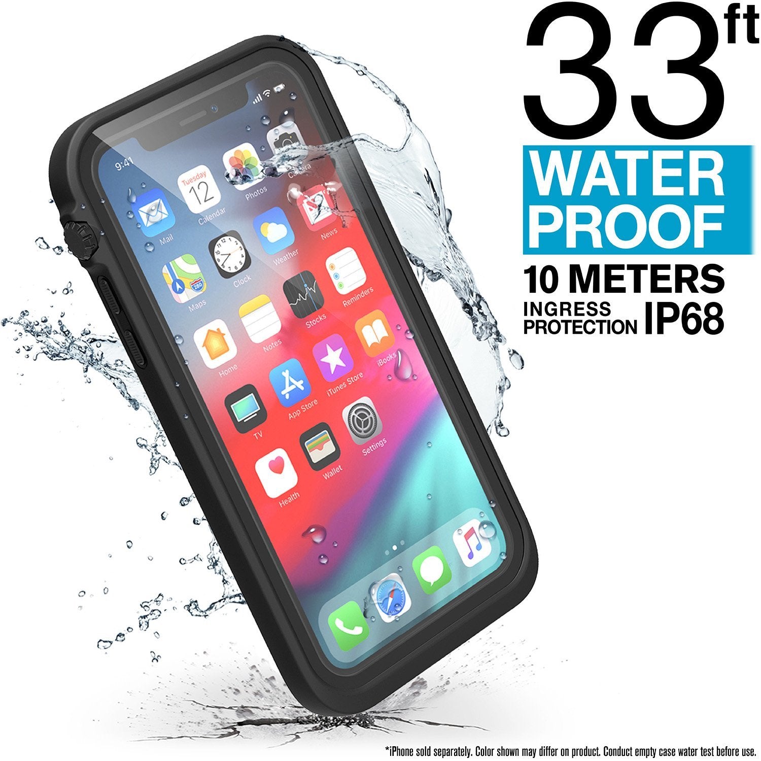 Waterproof Case for iPhone Xs 