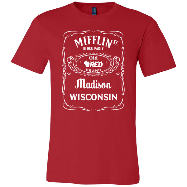 Madison: Old Mifflin T-Shirt - Wisconsin Red