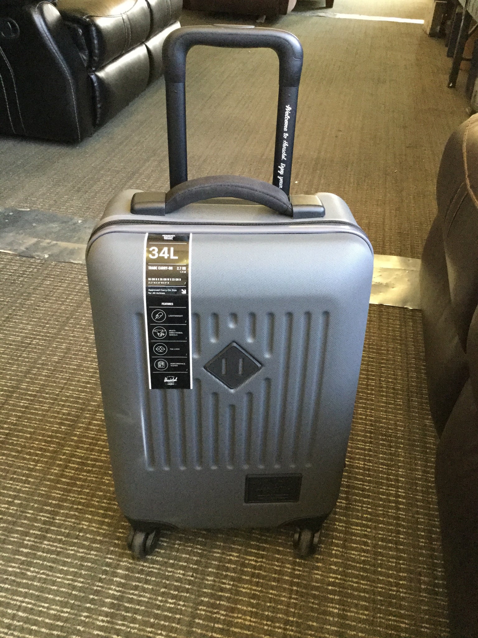 herschel carry on suitcase