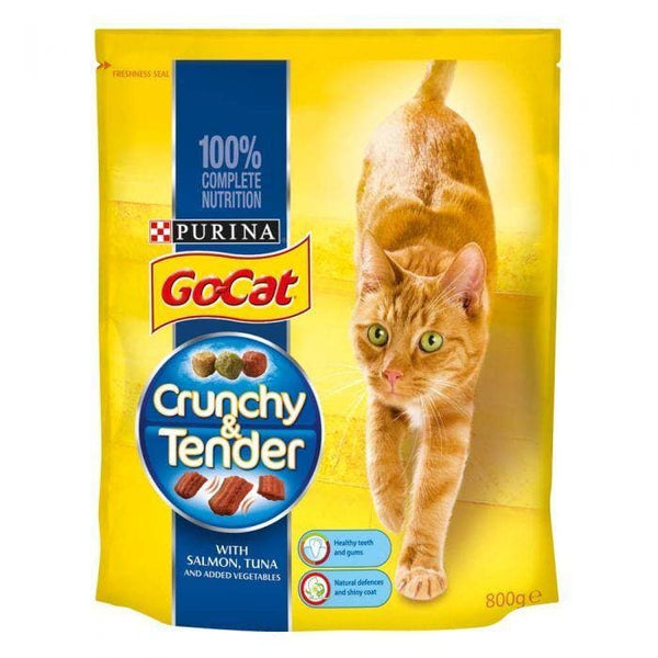 Go-Cat Crunchy and Tender Cat Biscuit 325g 0