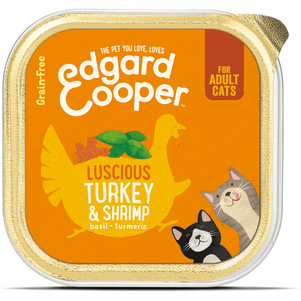 Edgard Cooper Turkey and Shrimp Wet Cat Food 85g 0