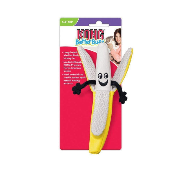 Kong Cat Better Buzz Banana Cat Toy 0