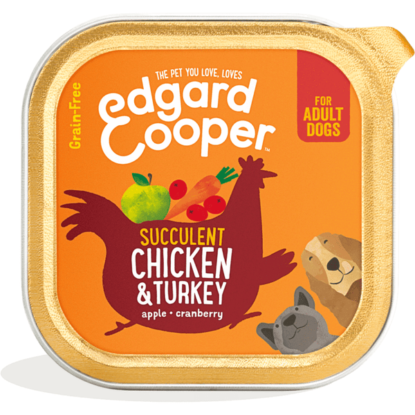 Edgard Cooper Chicken and Turkey Wet Dog Food 150g 0