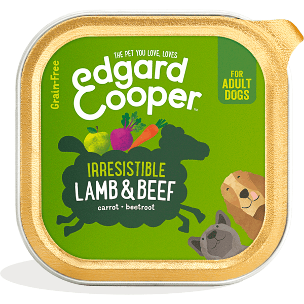 Edgard Cooper Lamb and Beef Wet Dog Food 150g 0