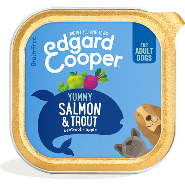 Edgard Cooper Salmon and Trout Wet Dog Food 150g 0