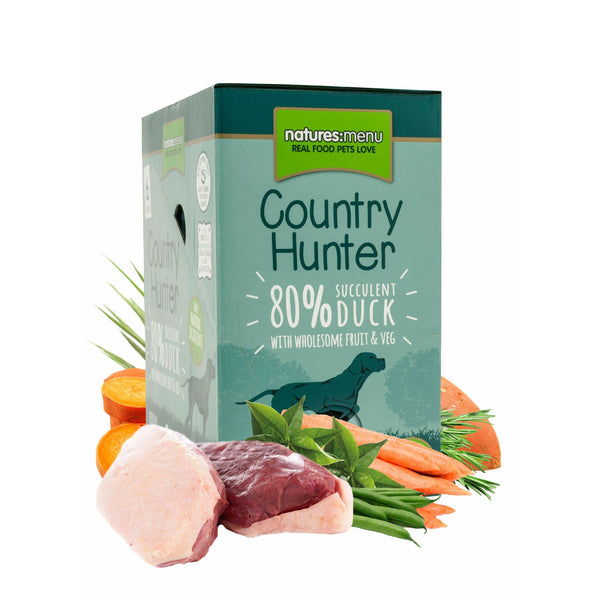 Natures Menu Country Hunter 80% Succulent Duck Pouches 150g 1