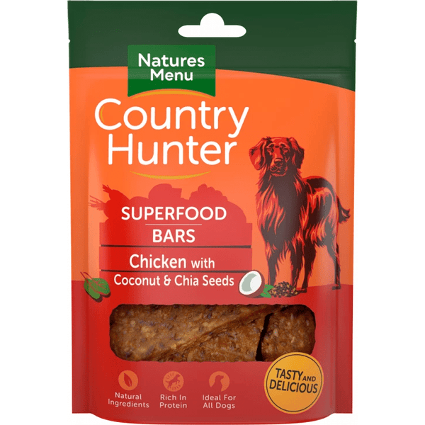 Country Hunter Superfood Bars Chicken with Coconut and Chia Seeds 100g I 0