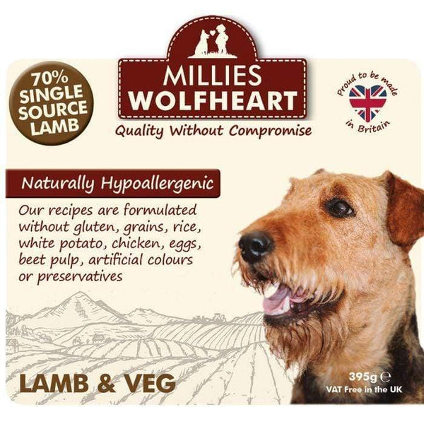 Millies Wolfheart Wet Dog Food Cans 0