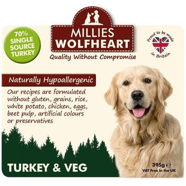 Millies Wolfheart Wet Dog Food Cans 1