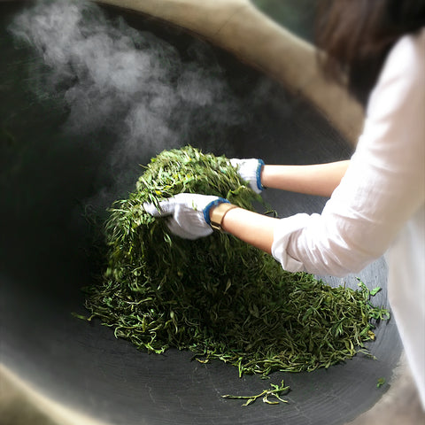 Mansa Handcrafted Aged Tea | Raw Pu'er is hand processed vs. many other green teas.